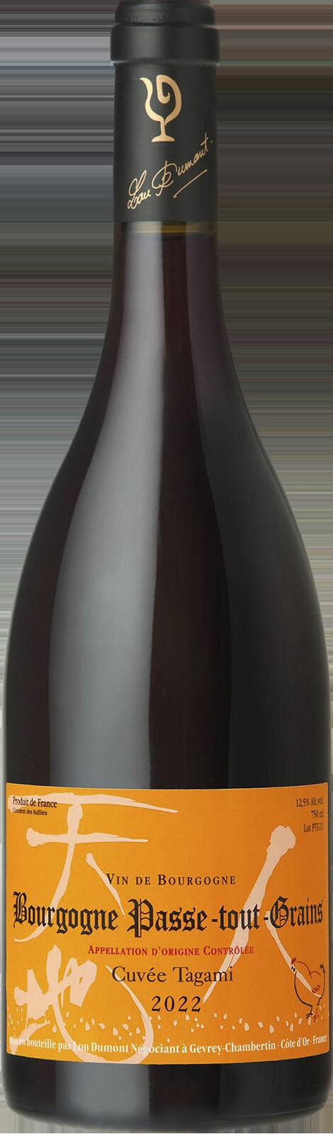 フランス ルー・デュモン　ブルゴーニュ・パス・トゥ・グラン・キュヴェ・タガミ　赤ワイン・ミディアムボディ750ml /ギフト/仲田晃司/誕生日/南仏/女子会/母の日【ワインショップ　ゴリヨン】