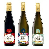 Rakuten - ドイツ　ペタル　3種セット　各750ml 白ワイン・辛口/赤・ミディアムボディ 750ml　ラインヘッセン/音楽/花柄/女子会【ワインショップ　ゴリヨン】