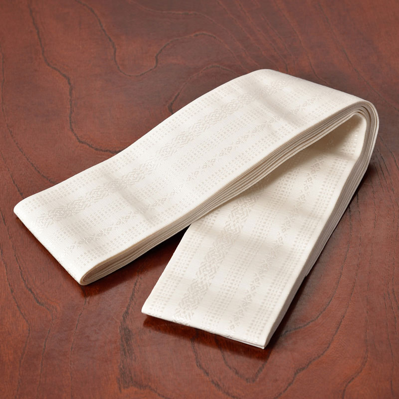 正絹本場筑前織献上白帯