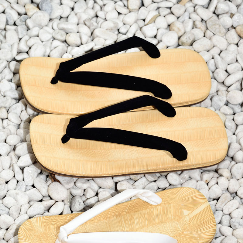 ライト底雪駄(白・黒)(L-LL)