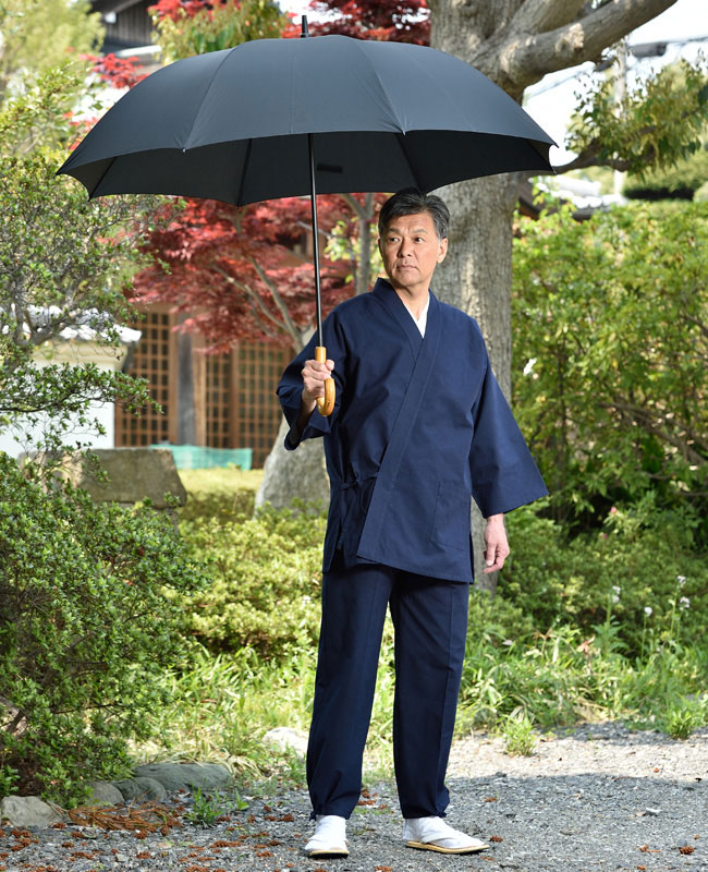雨傘 傘 超特大 直径140cm 作務衣 法衣 和装 和装品 寺 寺院 住職 僧侶 神職 [超特...