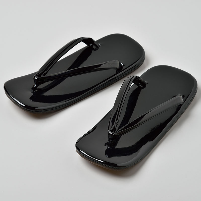 エナメル 雪駄 草履 草鞋 着物用 和装用 和装品 和装小物 メンズ 男性用 紳士 日本製 本革底 L LLサイズ [本皮底雪駄 エナメル 白 黒 (L-LL)] 敬老の日 父の日 ギフト プレゼント