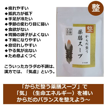 4人前 食べられる薬膳食材5点と薬膳だし スープキット 送料無料【からだ整う 薬膳スープ】薬膳 スープ 手作り 女性 誕生日 プレゼント 無添加 アガリクス なつめ クコの実 薬膳料理研究家開発 国産 健康 食品 妊活 産後 退院祝い 病後 養生 出産祝い 結婚内祝い 快気祝い