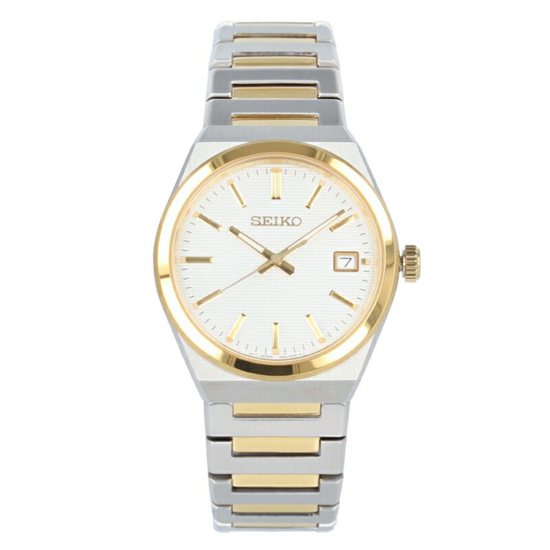 ORIENT - SEIKO セイコー SUR558P1 メンズ 腕時計 アナログ クオーツ ゴールド メタルブレス