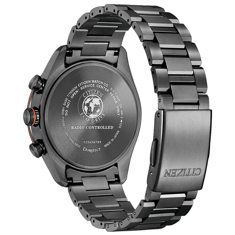 シチズン アテッサ AT8185-62E 腕時計 メンズ CITIZEN ATTESA ACT line/ブラックチタンシリーズ メタルブレス クロノグラフ