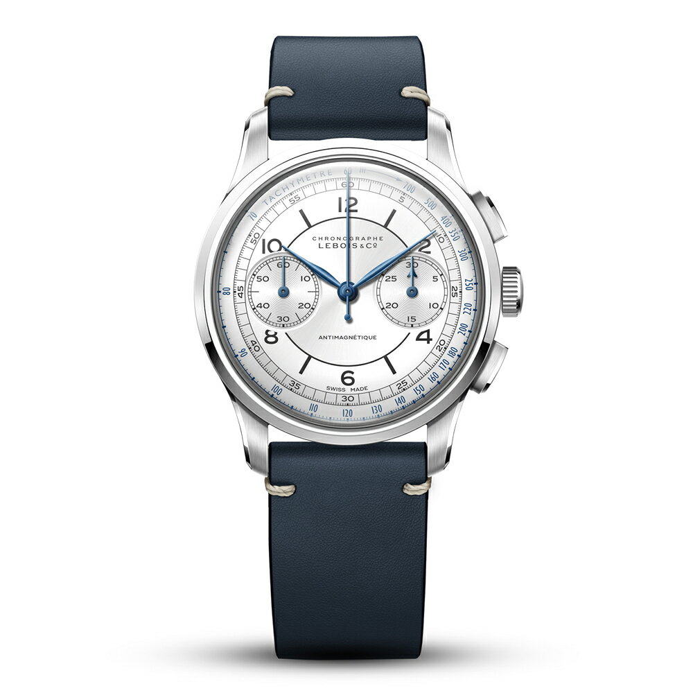 ラボア ヘリテージ クロノグラフ 324.442 手巻き 腕時計 メンズ LEBOIS&Co Heritage Chronograph Black dial