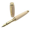 エフスタイル 万年筆 TWM18202 L/Beige 銘木万年筆/木曽桧(きそひのき) fstyle Precious wood/Fountain pen 中字 コンバーター付き 木製