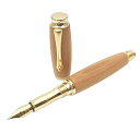 エフスタイル 万年筆 TWM18204 L/Orange 銘木万年筆/山桜(やまざくら) fstyle Precious wood/Fountain pen 中字 コンバーター付き 木製