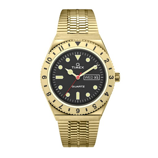 TIMEX タイメックス TIMEX Q TW2V18800 タイメックスキュー 腕時計 メンズ クオーツ アナログ 3針 ステンレス メタル ゴールド ブラック ゴールド メンズ メタルブレス TIMEX タイメックス TIMEX Q TW2V18800 タイメックスキュー 腕時計 メンズ クオーツ アナログ 3針 ステンレス メタル ゴールド ブラック ゴールド メンズ メタルブレス