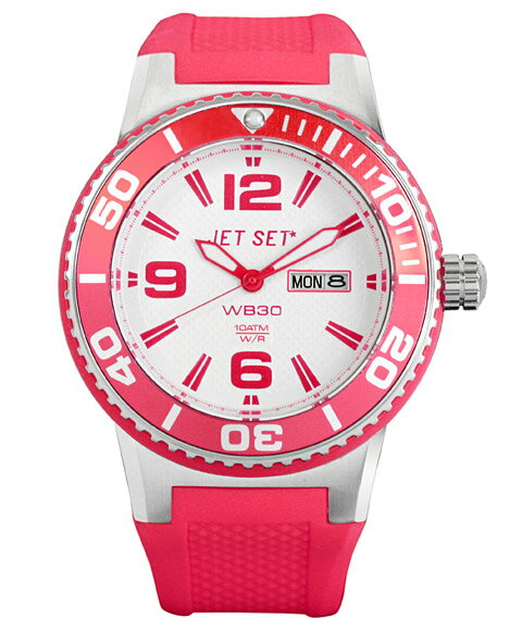 ワケあり アウトレット JET SET ジェットセット 腕時計 J55454-166 WB30 ピンク系