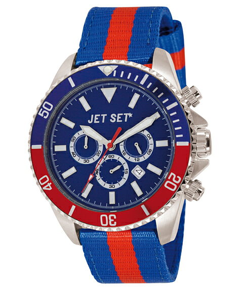 Rakuten - ワケあり アウトレット JET SET ジェットセット 腕時計 J21203-17 SPEEDWAY クロノグラフ