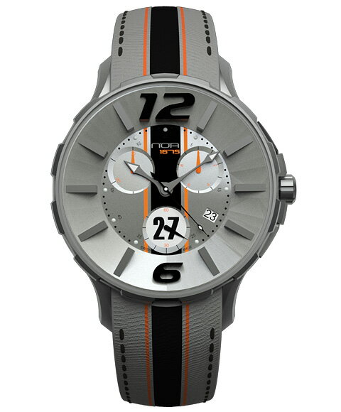 ワケあり アウトレット NOAノア 腕時計 16.75 GRT002 ニュルブルクリンク 限定モデル レザーストラップ グレー系