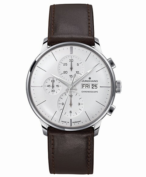 特価品 ユンハンス マイスター クロノスコープ 027 4120 01 腕時計 メンズ JUNGHANS Meister Chronoscope 027/4120.01 自動巻 ブラウン系 027412001