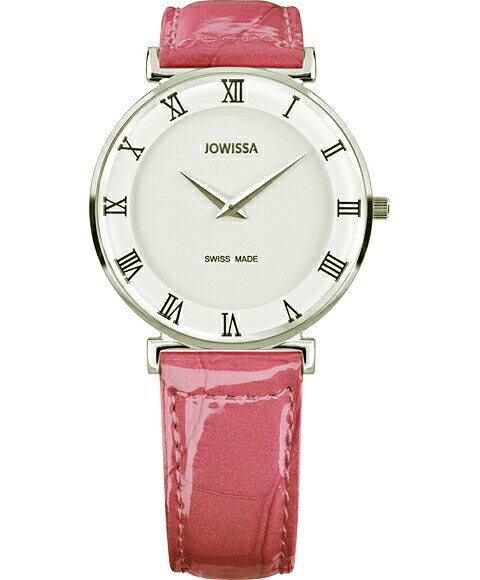 Rakuten - ジョウィサ J2シリーズ ローマ 2.010.L 腕時計 レディース JOWISSA Roma Colori レザーストラップ ピンク系