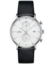 特価品 ユンハンス フォーム C 041 4770 00 腕時計 クロノスコープ メンズ JUNGHANS FORM C 041/4770.00 レザーストラップ 041477000