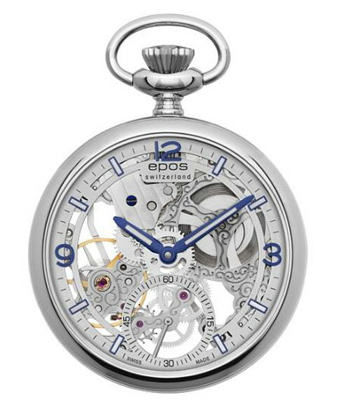 エポス スモール モダン スケルトン ポケットウォッチ 2003ASL 懐中時計 メンズ epos Small Modern Skeleton Pocket Watch スケルトン 敬老の日 ギフト お祝い 還暦 喜寿 米寿