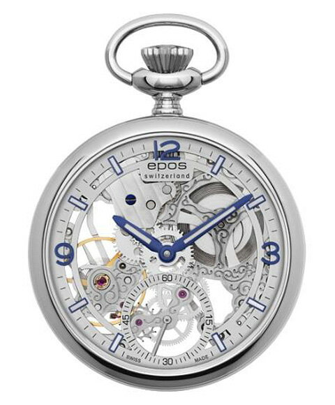 エポス スモール モダン スケルトン ポケットウォッチ 2003ASL 懐中時計 メンズ epos Small Modern Skeleton Pocket Watch スケルトン 敬老の日 ギフト お祝い 還暦 喜寿 米寿