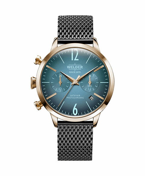 Rakuten - 特価品 ウェルダー ムーディ WWRC636 腕時計 レディース ユニセックス WELDER MOODY DUAL TIME 38MM ゴールド ブラック系