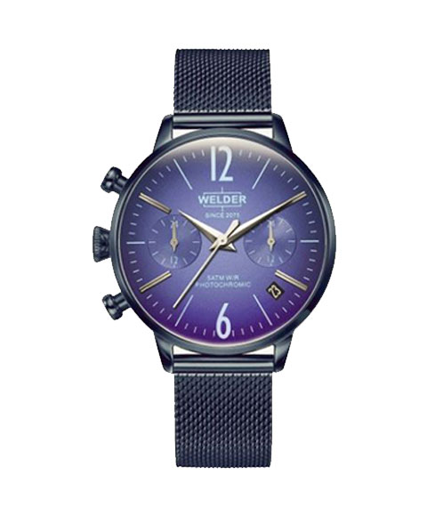 Other - 特価品 ウェルダー ムーディ WWRC712 腕時計 レディース ユニセックス WELDER MOODY DUAL TIME 36MM ブルー系