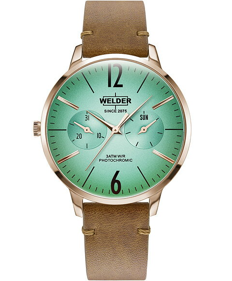 特価品 ウェルダー ムーディ 特価品 ウェルダースリム WWRS112 腕時計 レディース WELDER MOODY SLIM DAY DATE 36MM ブラウン系