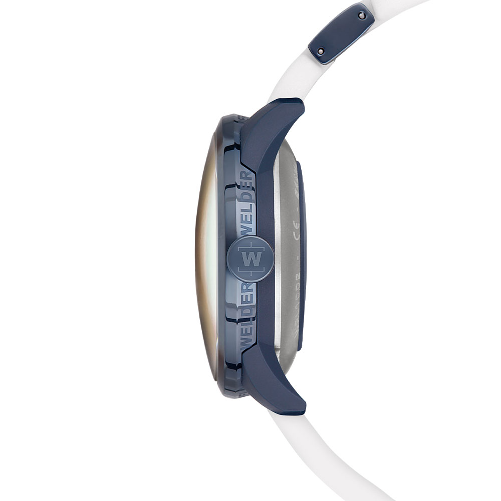 特価品 ウェルダー スパーク WWRL1003 腕時計 メンズ ホワイト WELDER SPARK 46mm ラバーストラップ