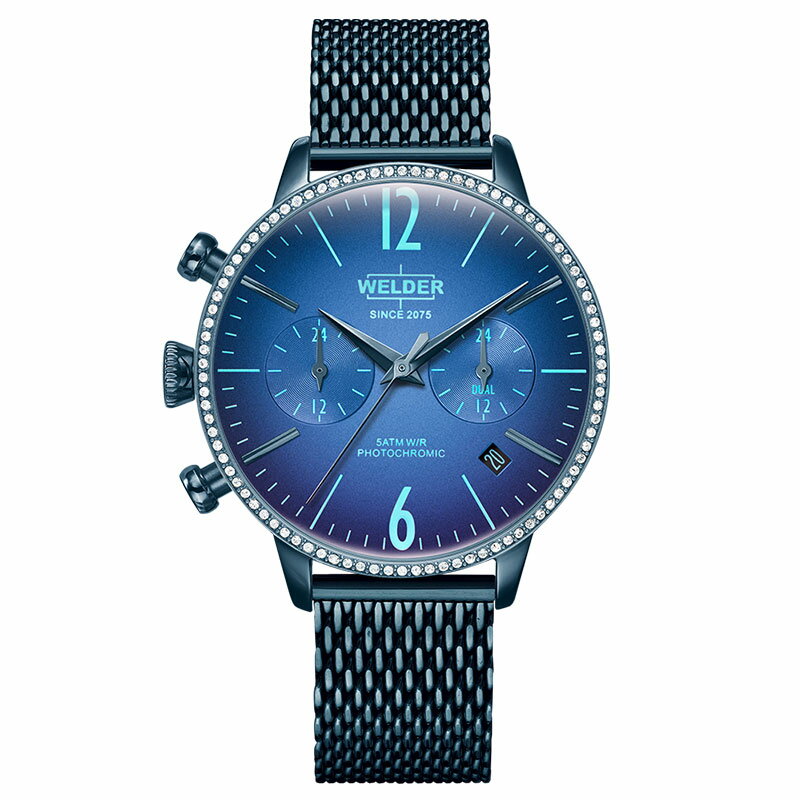 M - 特価品 ウェルダー ムーディ WWRC666 腕時計 レディース WELDER MOODY SWAROVSKI 38mm スワロフスキー