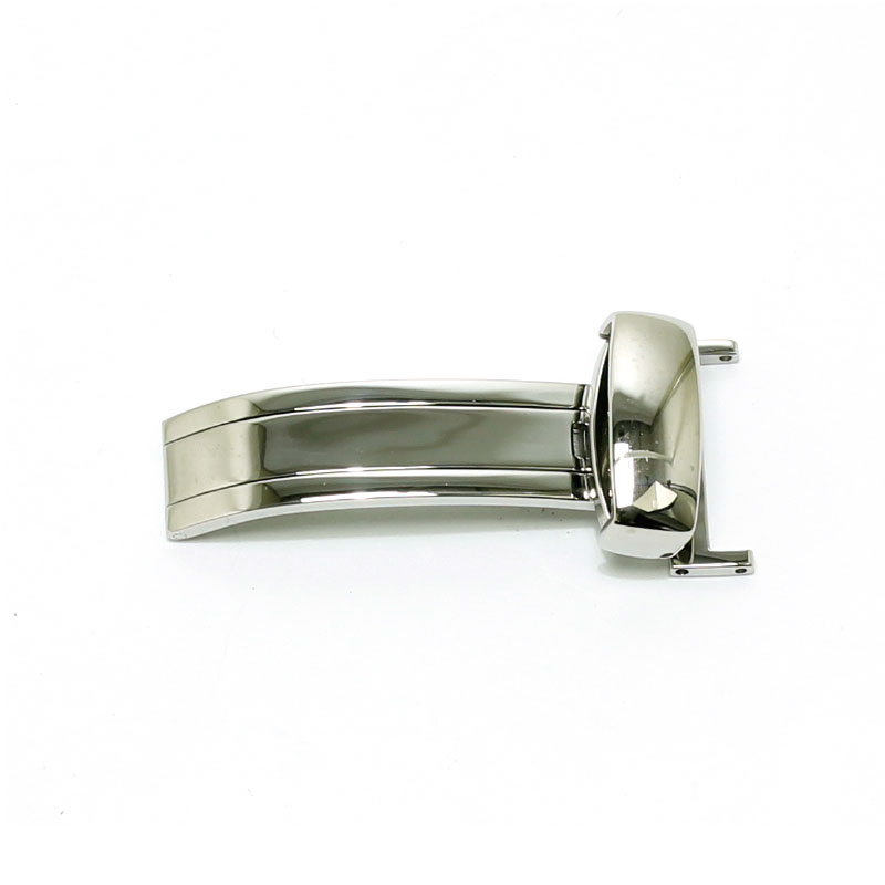 Mens - アウトレット アルカフトゥーラ フォールデングバックル BK03 16mm ステンレススチール シルバー バックルのみ 腕時計 交換部品 パーツ メンズ　レディース