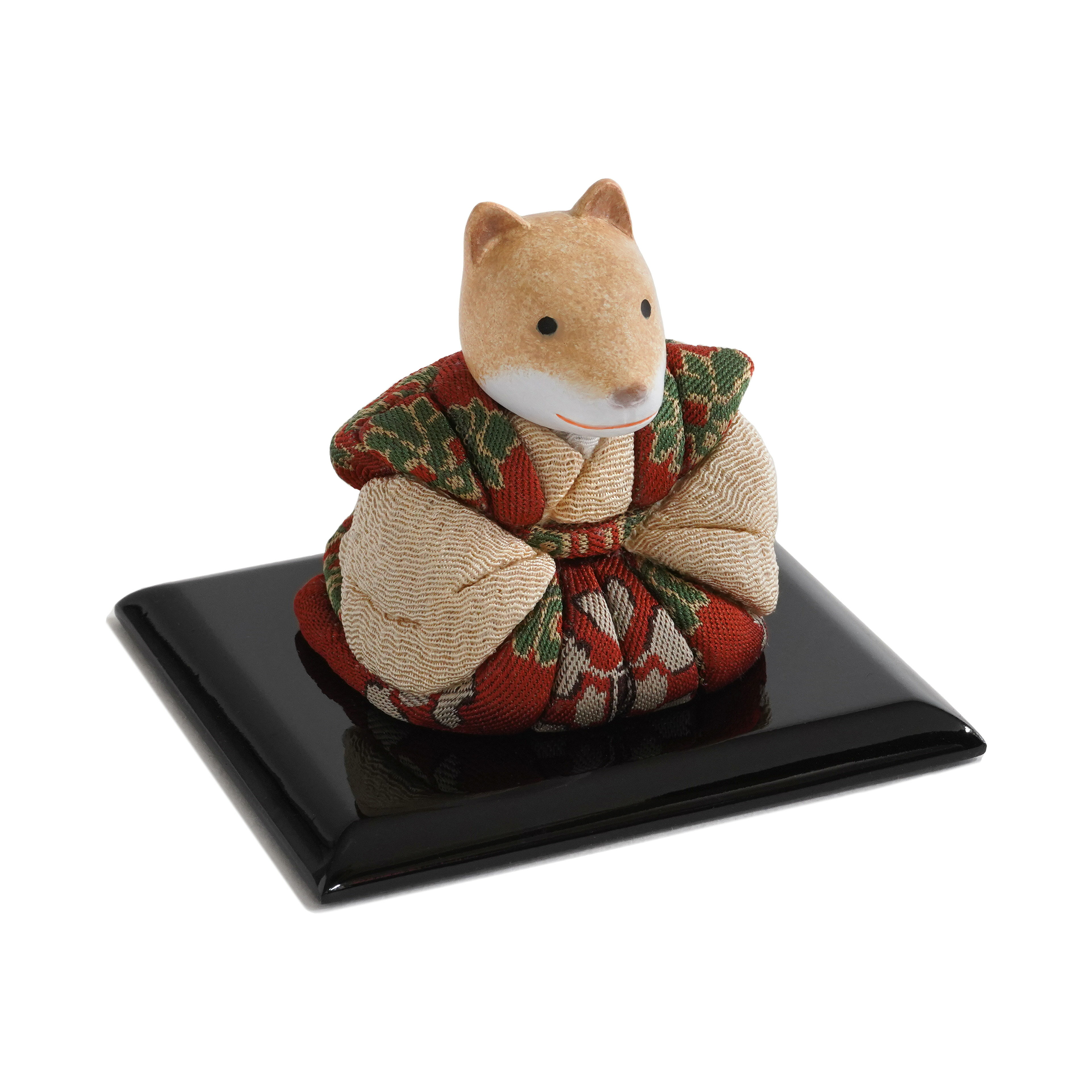 木目込干支 十二支 戌 龍村裂 五色 原孝洲 かわいい 裃を着た干支