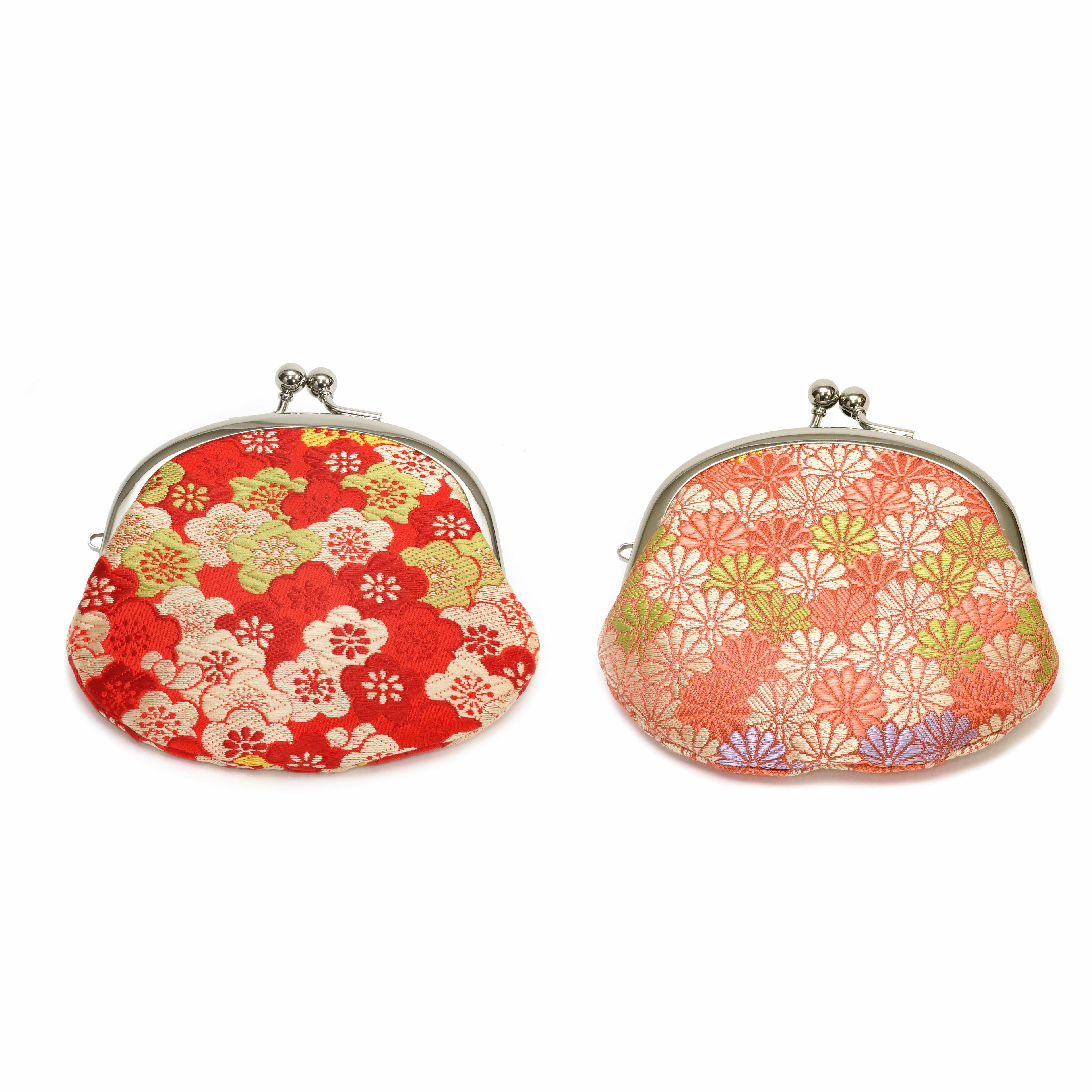 和柄 小物入れ がま口 日本製 京都 西陣織 和雑貨 かわいい おしゃれ 大人 レディース 女性のサムネイル