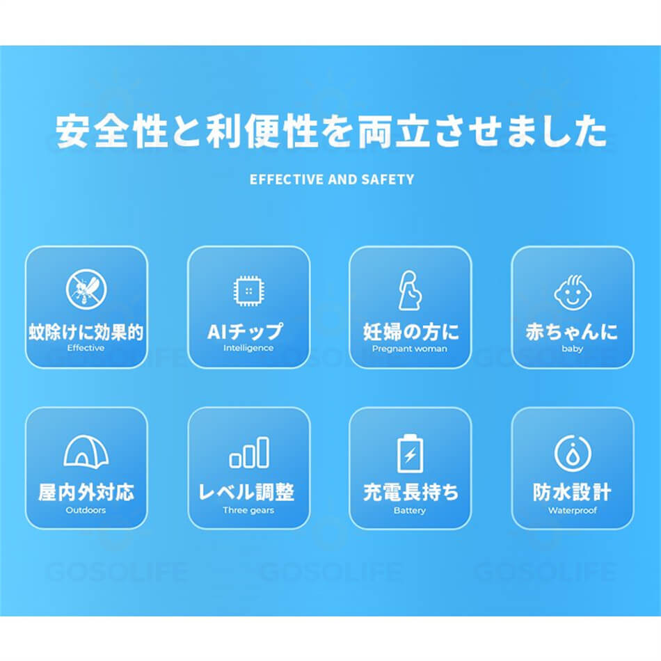【即納1〜2営業日以内発送】蚊よけブレスレット...の紹介画像3