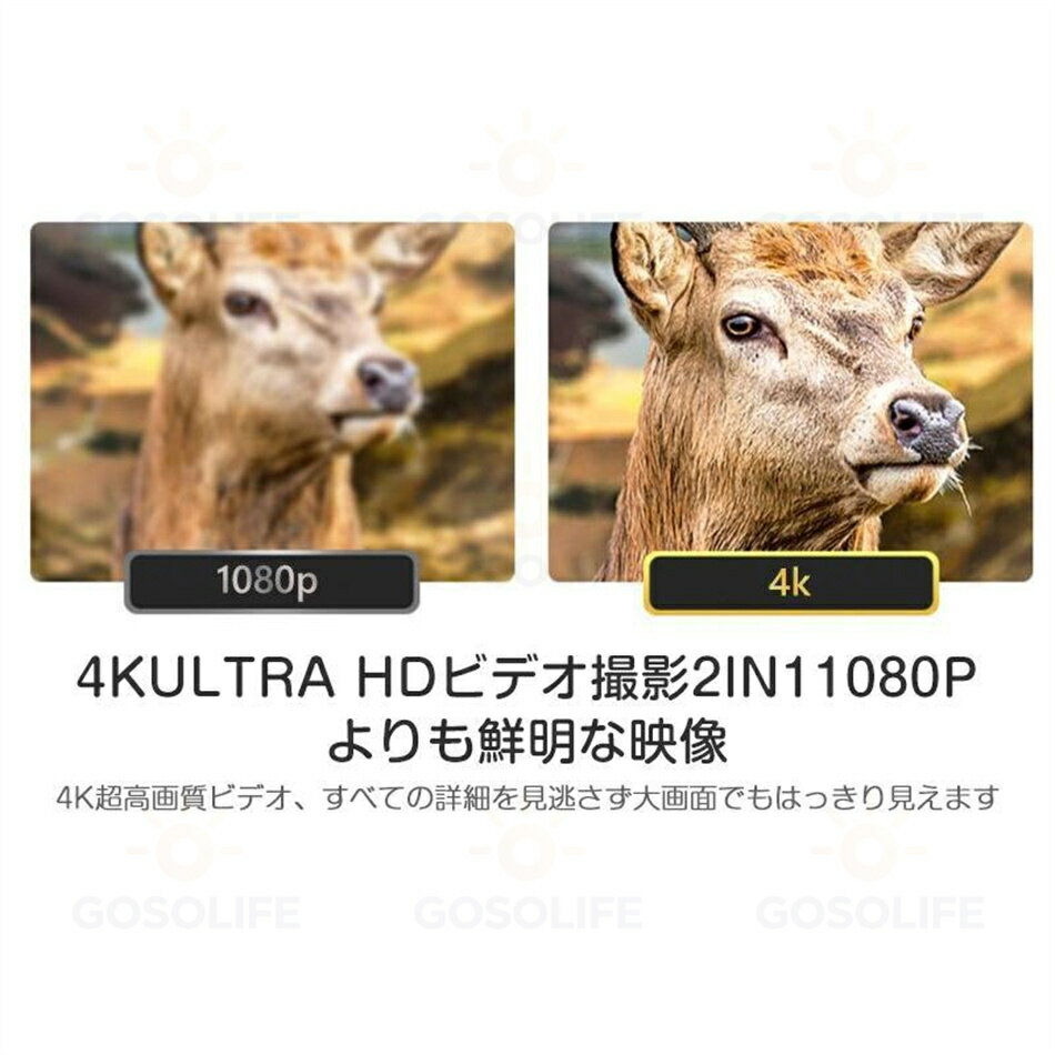 ビデオカメラ 4800万画素 vlogカメラ WIFI機能 60FPS 16倍ズーム 4K YouTubeカメラ...