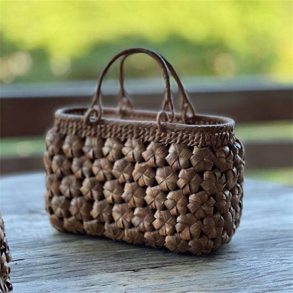 樂天商城 - 山葡萄かごバッグ ハンドメイド 山葡萄籠バッグ レディースハンドバッグ 最高級 手編み バッグ 手作り 職人 ハンドメイド 山葡萄籠バッグ レディースハンドバッグ レディース 通勤 おしゃれ かご トートバッグ カゴバッグ 籠バッグ 母の日 プレゼント