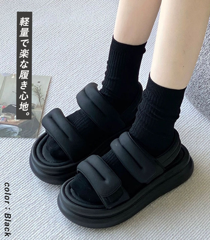 【全品10%クーポン★24H限定】サンダル レ...の紹介画像3