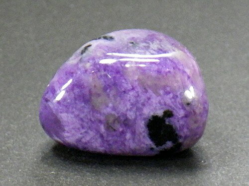 チャロアイト 高品質 簡易鑑別付き チャロ石 ヒーリングストーン Charoite スピリチアルストーン 握り石 送料無料 No.05