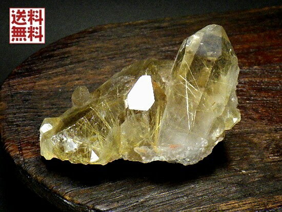 黄金ルチルクォーツ 鑑別書付き 金針水晶 タイチンルチルクォーツ Rutilat...