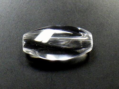 天然水晶 5個セット 17×8mm カットビーズ 水晶 粒売り パーツ バラ売り 天然石　送料無料