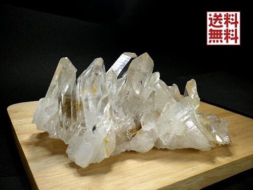 天然水晶 クラスター 279g クリスタルクォーツ 石英 原石 高品質 Crystal Quartz アーカンソー産 送料無料 No.09