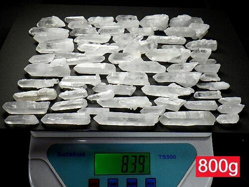 天然水晶 830gパック 65個 ミルキークォーツ スノークリスタル 石英原石 Crystal quartz マダガスカル直輸入 全国送料無料 3
