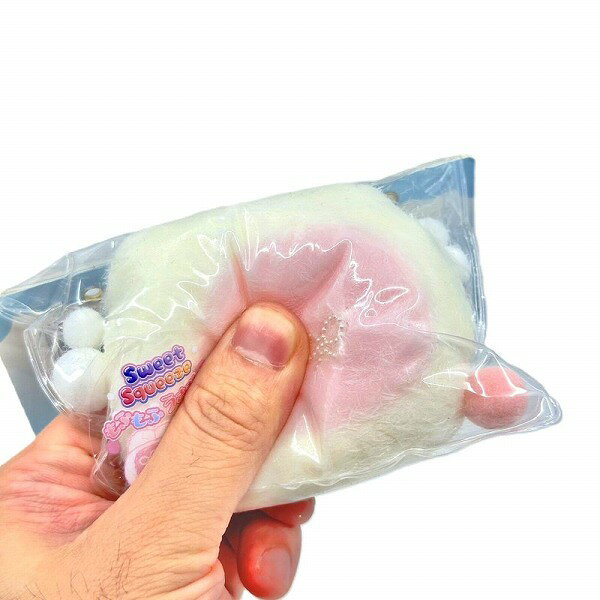 Sweet Squeeze もふもふ うさぎもち 12個セット【景品 縁日 お祭り 夏祭り 景品玩具 おもちゃ 子供会 自治会 知育玩具 知育 ランチ景品 お子様ランチ イベント スクイーズ】 gosunwood-10008378 お祭りバンク サンプル画像2