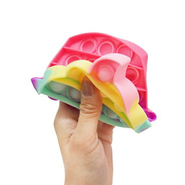 プッシュポップアイスキャンディー&ソフトクリーム 6個セット【景品 子供 子ども会 玩具 オモチャ おもちゃ 縁日 お祭り イベント お子様ランチ ランチ景品 ストレス解消 スクイーズ スクイーズ玩具 知育 知育玩具】