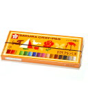 サクラクレパス クレパス太巻16色(ゴムヒモ付)【新入学 文具 文房具 卒園 幼稚園】