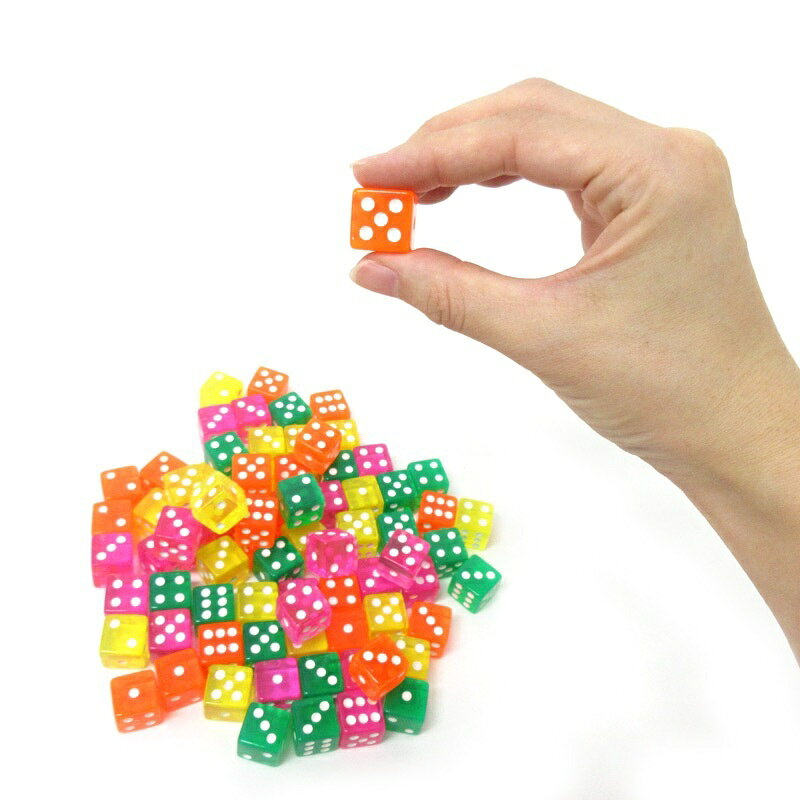 アクリルアイス　サイコロ　マリン　80個【景品　玩具　縁日　お祭り　景品玩具　...