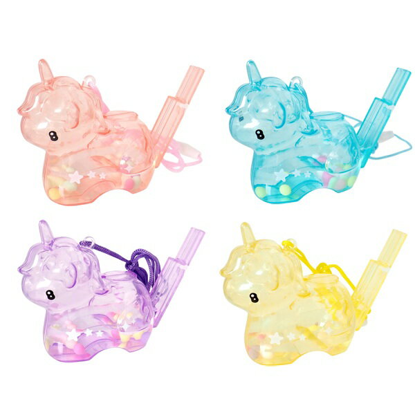 ゆめかわユニコーンみずぶえ 12個セット【景品 玩具 縁日 お祭り お子様ランチ ランチ景品 イベント 子供会 販促 笛 おもちゃ オモチャ】