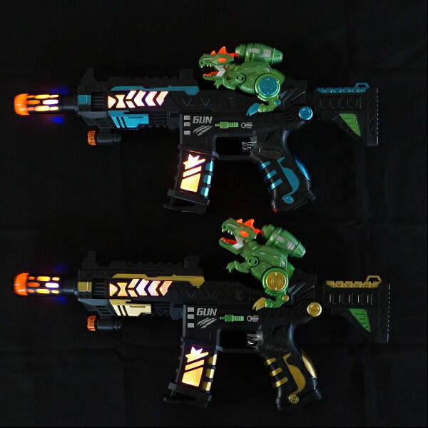 サウンドガンムービングモンスター 12個セット【光る銃 光るピストル 光るおもちゃ 光るおもちゃの銃 おもちゃ 縁日 夏祭り お祭り 景品 玩具 景品玩具 ガン 鉄砲 銃 音 男の子】