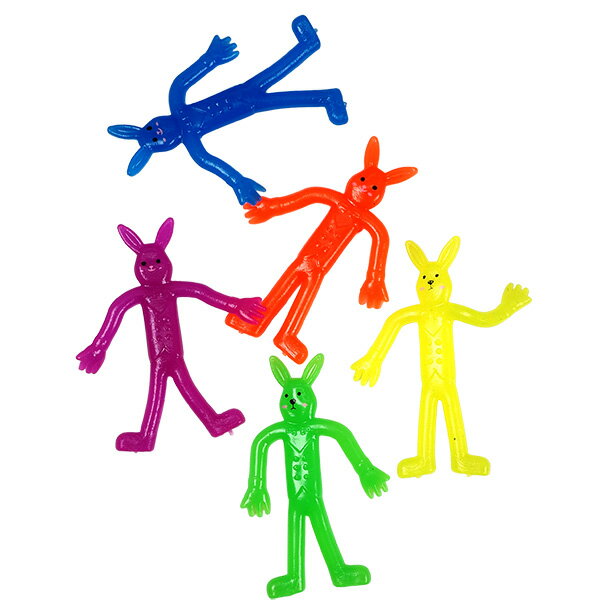 ぷにぷにのびーるウサギさん 100個セット【景品 子供 縁日 お祭り 夏祭り イベント スクイーズ】