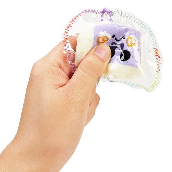 ふわもちおやつスクイーズ 7個セット【景品 縁日 お祭り 夏祭り 景品玩具 おもちゃ 子供会 自治会 知育玩具 知育 ランチ景品 お子様ランチ イベント スクイーズ】 gosunwood-10008465 お祭りバンク サンプル画像2