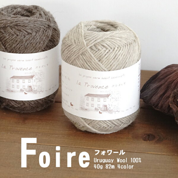 ＼TIME GOGO／【620】Foire（フォワール） ウール 毛糸 並太 ウルグアイ 編み物 手芸　返品不可