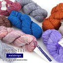 【エントリーでP最大10倍4/27 9:59まで】 ＼TIME GOGO／毛糸 【421】 Worsted（ウーステッド） malabrigo マラブリゴ 輸入糸 メリノ ウール 並太-極太 カセ 手染め 段染め グラデーション 編み物 手芸 毛糸ピエロ 返品不可