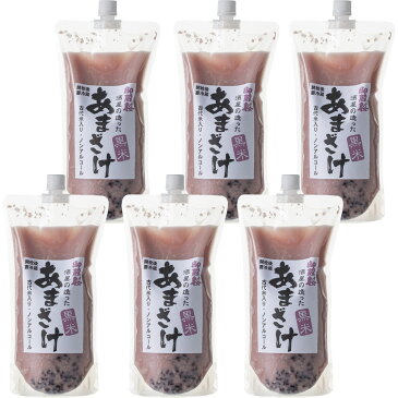 【送料無料】御殿桜　酒屋が造った黒米甘酒　1000g×6個