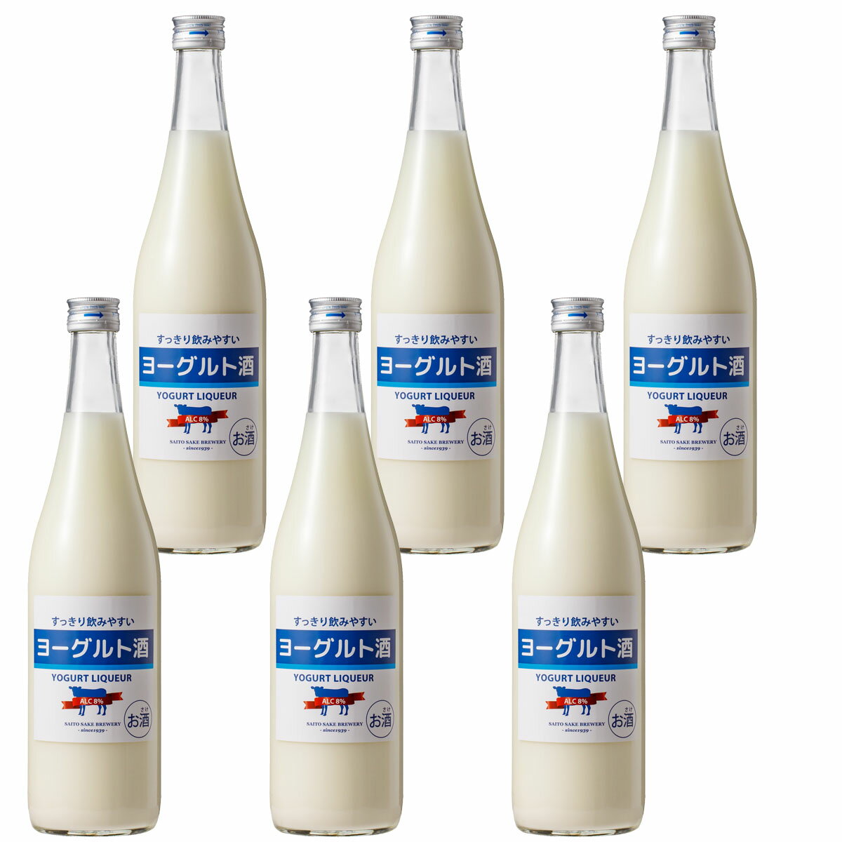 【送料無料】ヨーグルト酒　720ml×6本